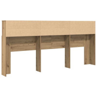 Produktbild för Sänggavelsskåp Artisan Ek 220 x 19 x 101,5 cm Konstruerat trä