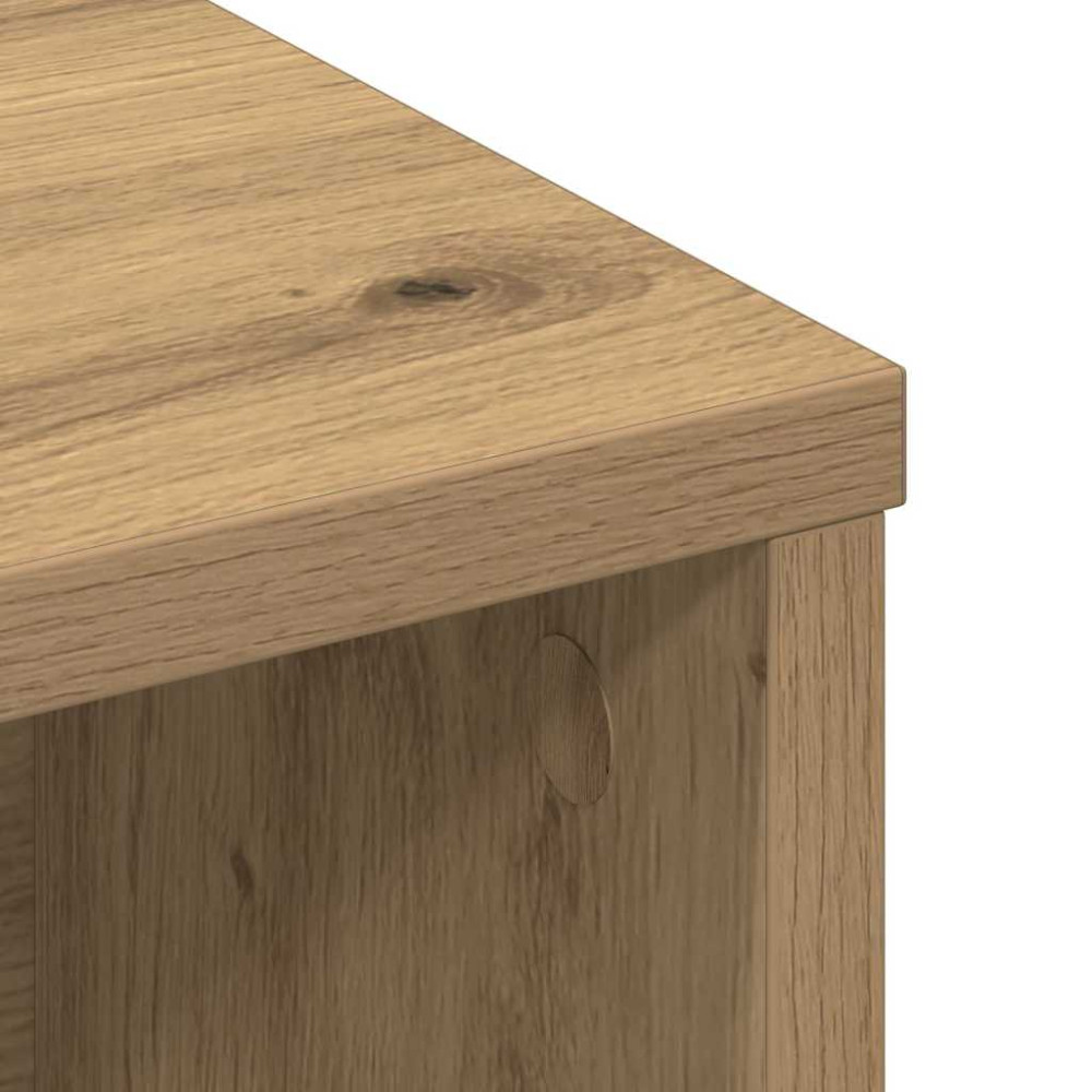 Produktbild för Sänggavelsskåp Artisan Ek 220 x 19 x 101,5 cm Konstruerat trä