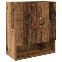 Produktbild för Väggskåp Gammalt trä 60 x 31 x 70 cm Konstruerat trä