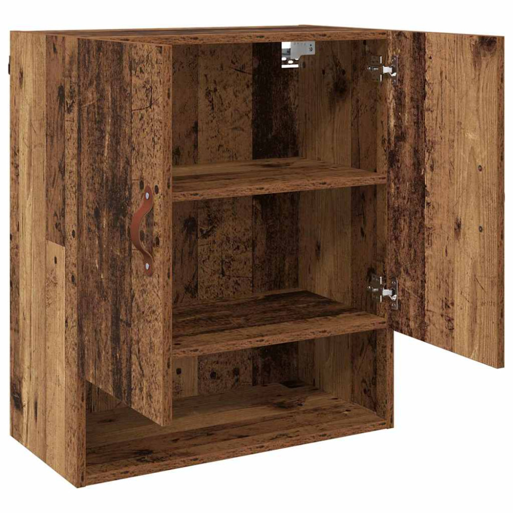 Produktbild för Väggskåp Gammalt trä 60 x 31 x 70 cm Konstruerat trä