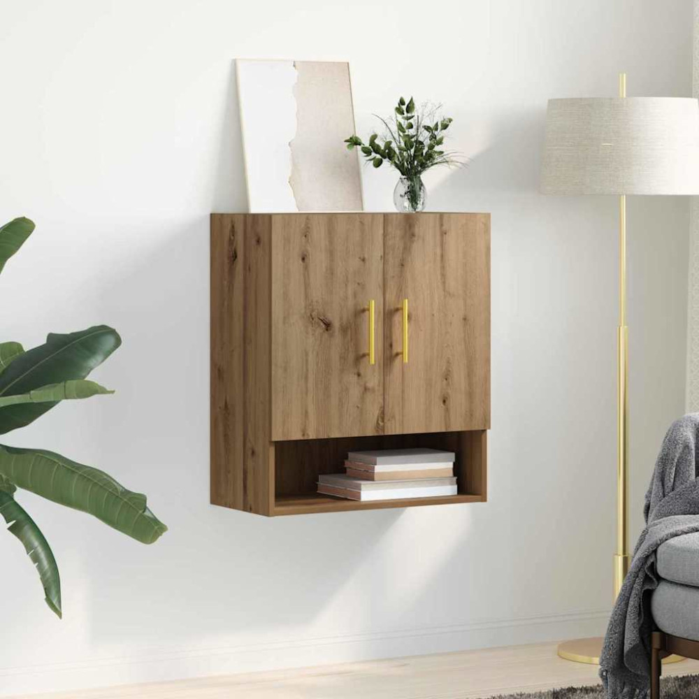 Produktbild för Väggskåp artisan ek 60 x 31 x 70 cm Konstruerat trä
