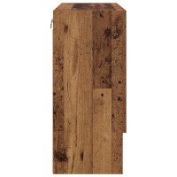 Produktbild för Väggmonterat skåp Gammalt trä 60 x 31 x 70 cm Konstruerat trä