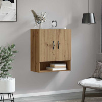 Produktbild för Väggmonterat skåp Artisan Ek 60 x 31 x 70 cm Konstruerat trä