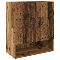 Produktbild för Väggskåp Gammalt trä 60 x 31 x 70 cm Konstruerat trä
