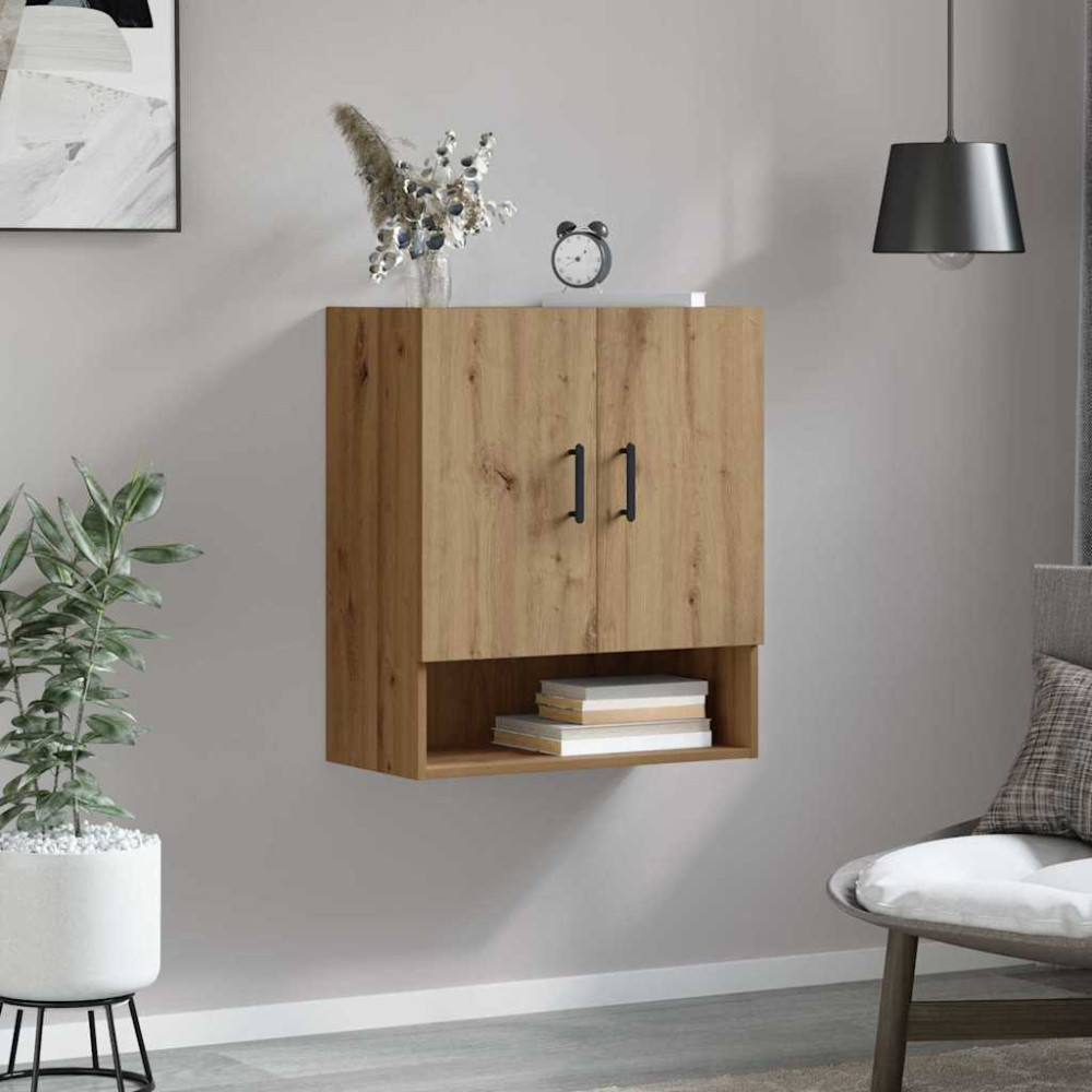 Produktbild för Väggmonterat skåp Artisan Ek 60 x 31 x 70 cm Konstruerat trä