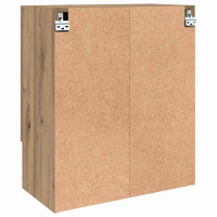 Produktbild för Väggmonterat skåp Artisan Ek 60 x 31 x 70 cm Konstruerat trä