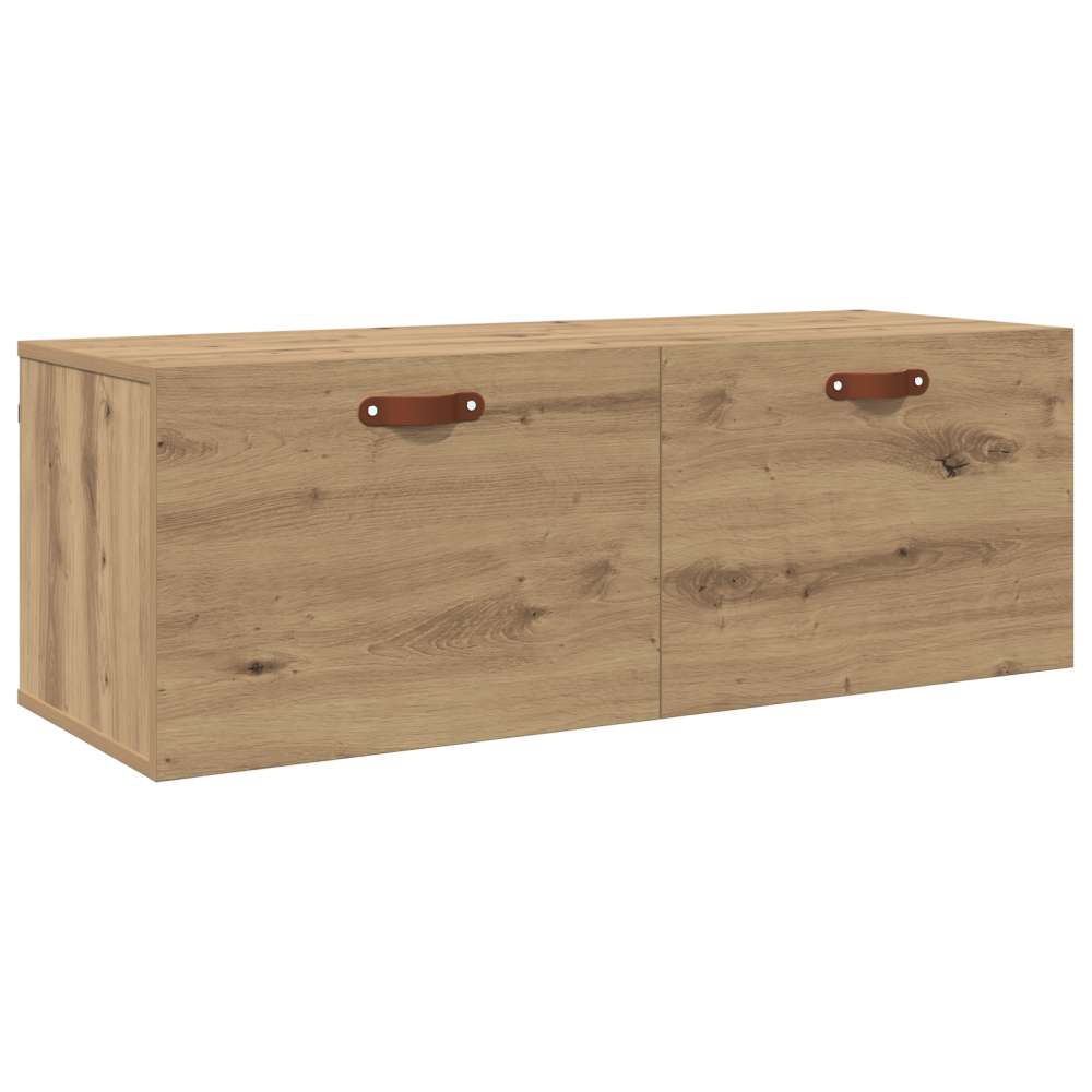 Produktbild för Väggmonterat skåp Artisan Ek 100 x 36,5 x 35 cm Konstruerat trä