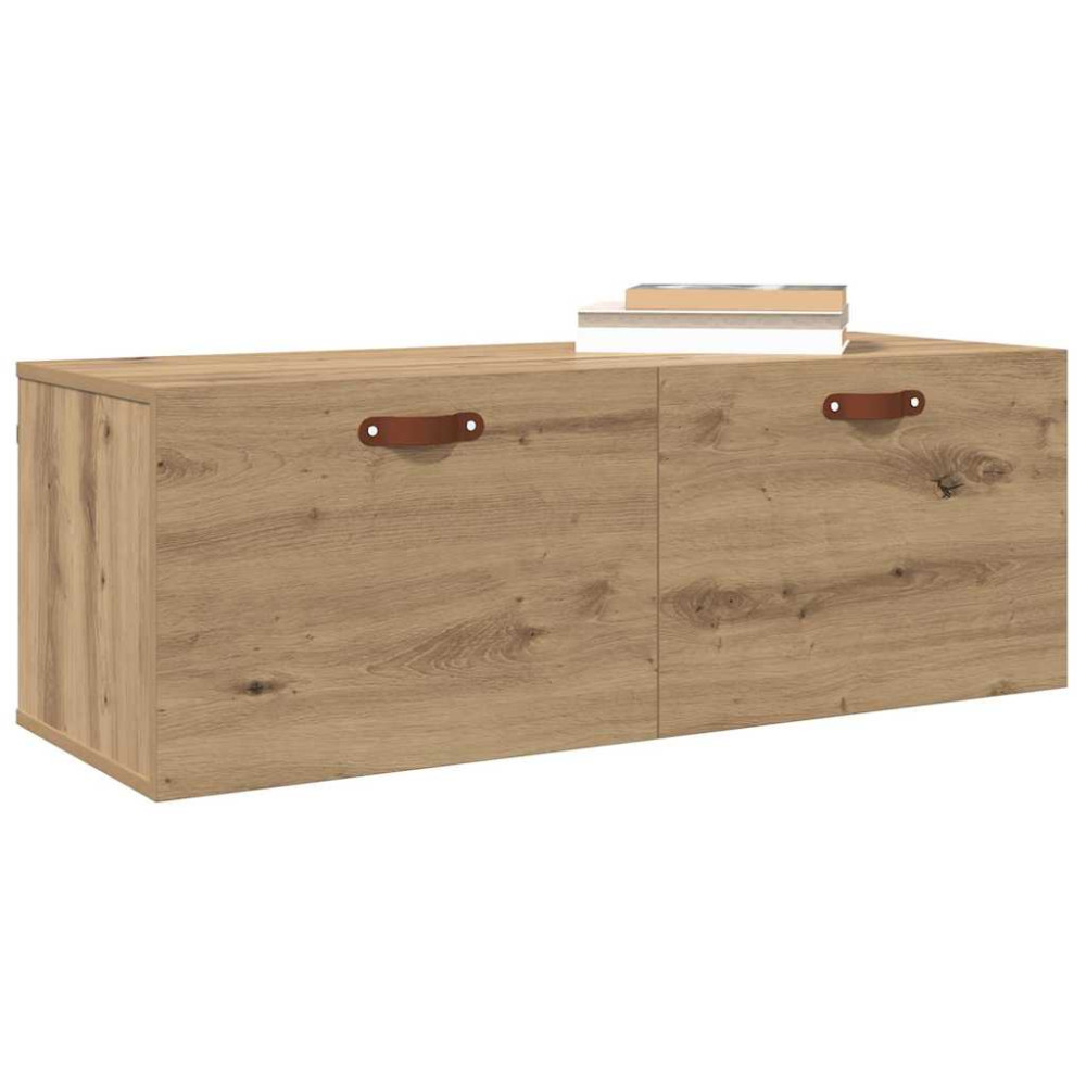 Produktbild för Väggmonterat skåp Artisan Ek 100 x 36,5 x 35 cm Konstruerat trä