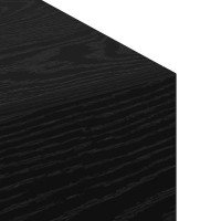 Produktbild för Väggmonterat skåp Svart Ek 100 x 36,5 x 35 cm Konstruerat trä