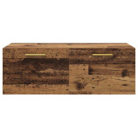 Produktbild för Väggskåp Gammalt trä 100 x 36.5 x 35 cm Konstruerat trä