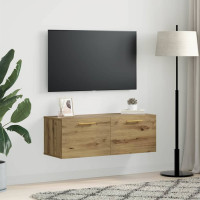 Produktbild för Väggskåp artisan ek 100 x 36.5 x 35 cm Konstruerat trä