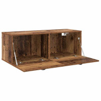 Produktbild för Väggmonterat skåp Väggmonterad Gammalt trä 100 x 36,5 x 35 cm