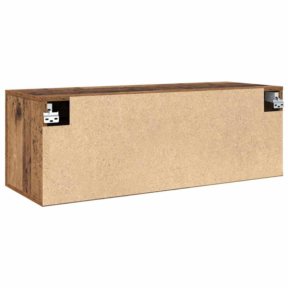 Produktbild för Väggmonterat skåp Väggmonterad Gammalt trä 100 x 36,5 x 35 cm