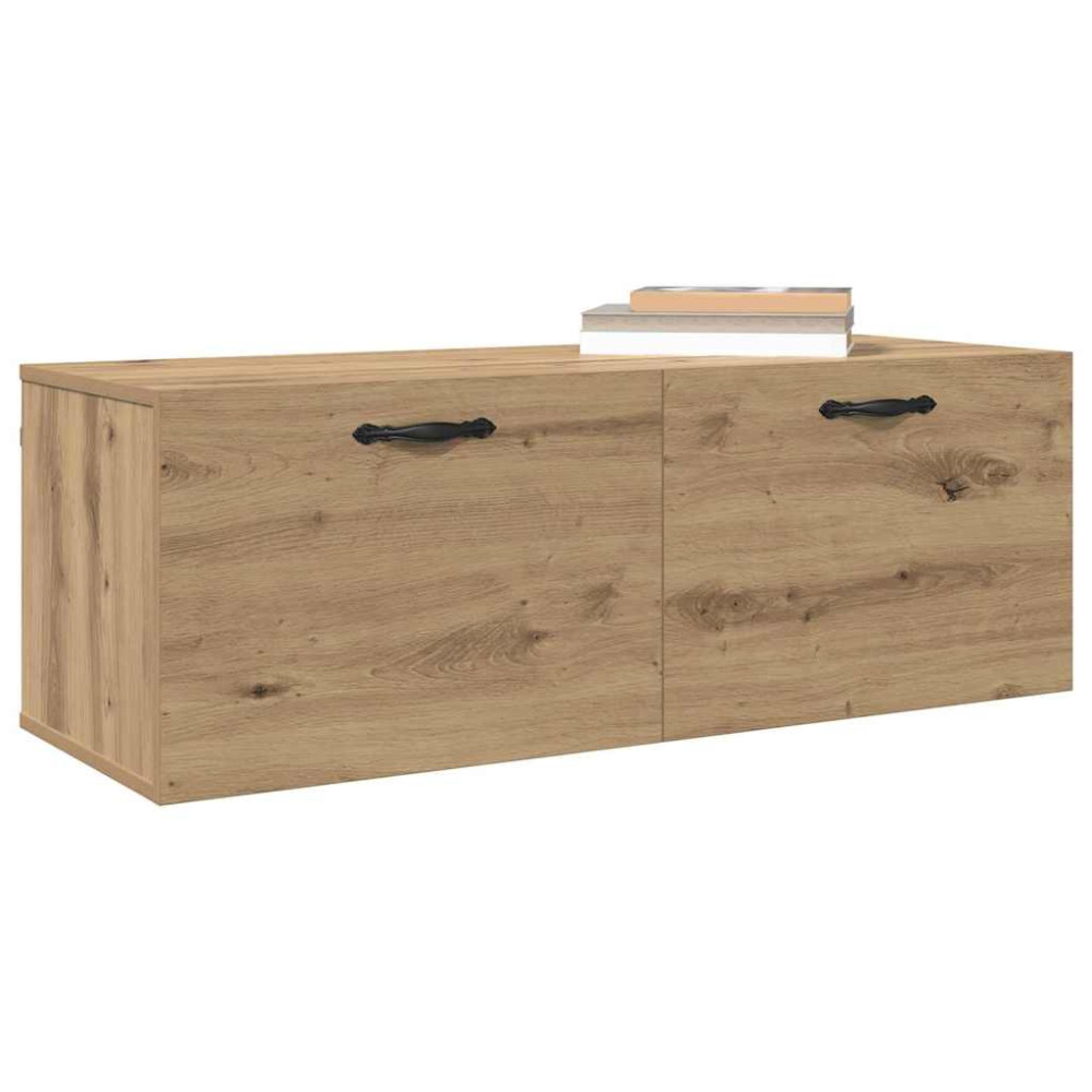 Produktbild för Väggmonterat skåp Artisan Ek 100 x 36,5 x 35 cm Konstruerat trä