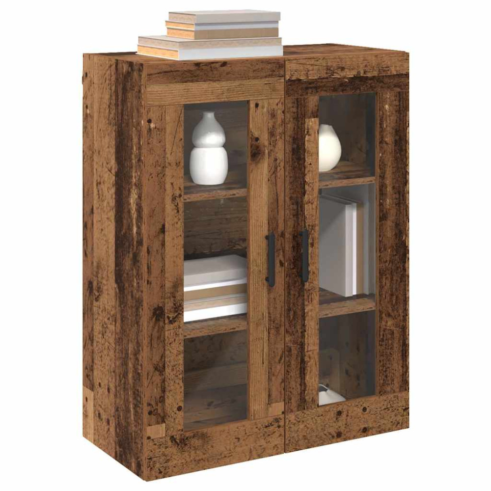Produktbild för Sideboard Gammalt trä 69,5 x 34 x 90 cm Konstruerat trä