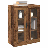 Produktbild för Sideboard Gammalt trä 69,5 x 34 x 90 cm Konstruerat trä