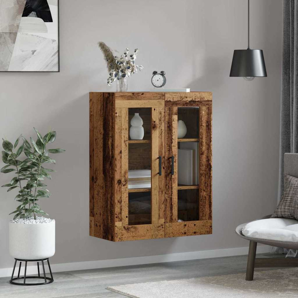 Produktbild för Sideboard Gammalt trä 69,5 x 34 x 90 cm Konstruerat trä