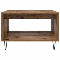 Produktbild för Kaffeebord Gammalt trä 60 x 50 x 40 cm Konstruerat trä