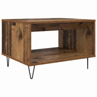 Produktbild för Kaffeebord Gammalt trä 60 x 50 x 40 cm Konstruerat trä