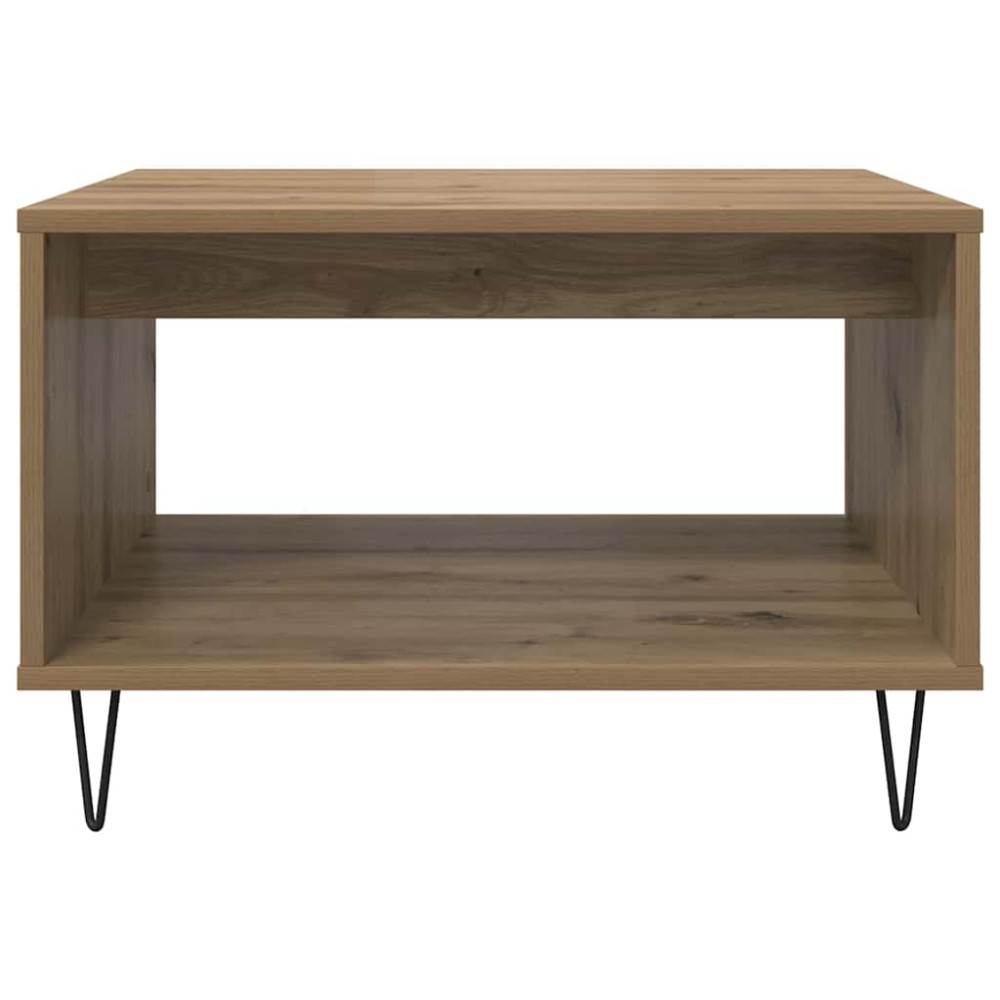 Produktbild för Kaffeebord artisan ek 60 x 50 x 40 cm Konstruerat trä