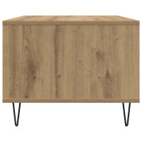 Produktbild för Kaffeebord artisan ek 60 x 50 x 40 cm Konstruerat trä