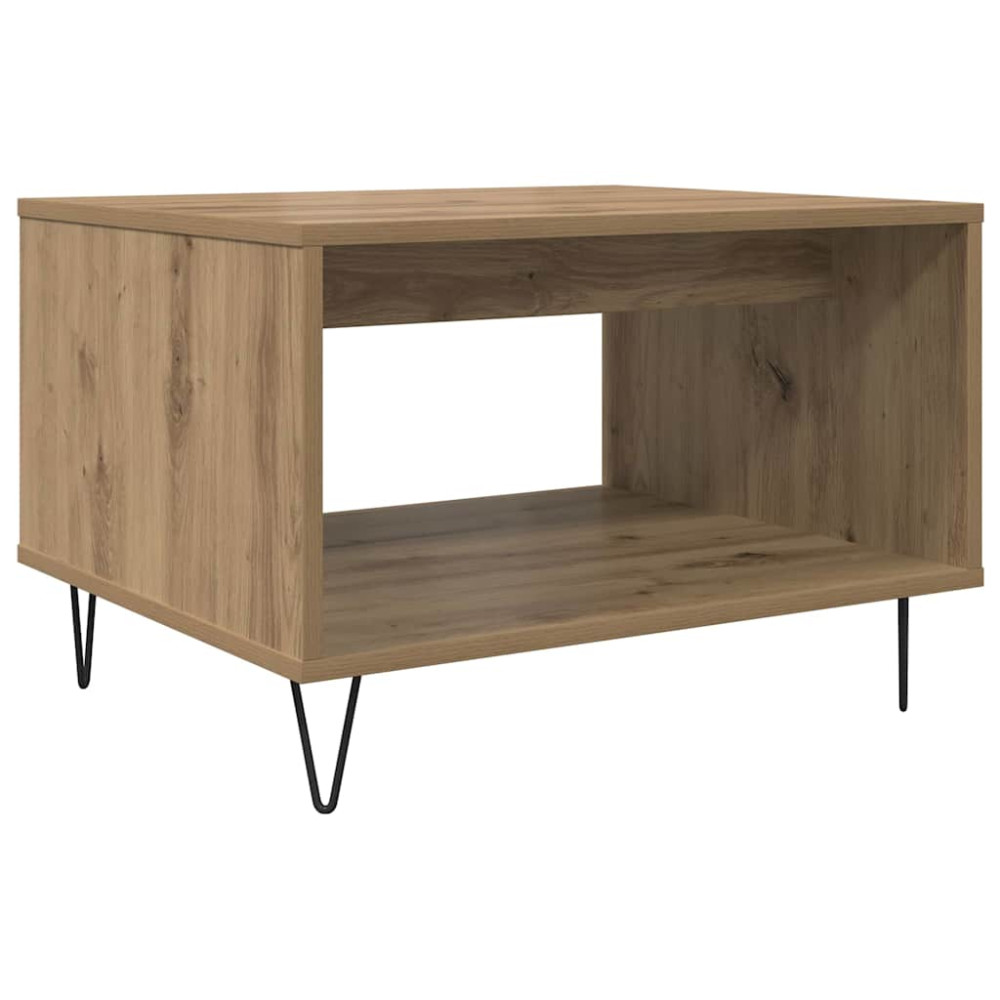 Produktbild för Kaffeebord artisan ek 60 x 50 x 40 cm Konstruerat trä