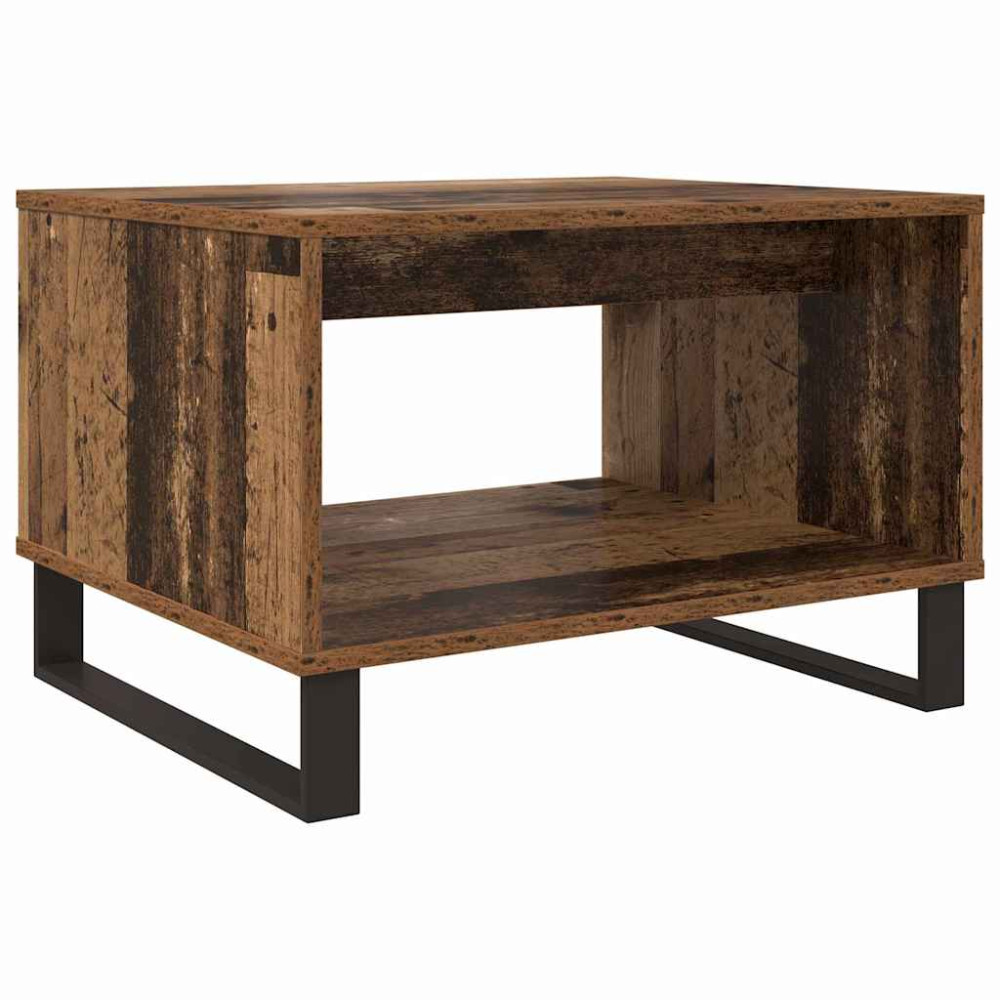Produktbild för Kaffeebord Gammalt trä 60 x 50 x 40 cm Konstruerat trä