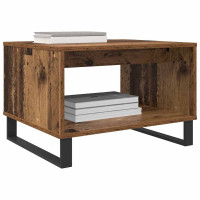 Produktbild för Kaffeebord Gammalt trä 60 x 50 x 40 cm Konstruerat trä