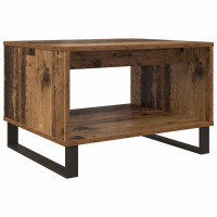 Produktbild för Kaffeebord Gammalt trä 60 x 50 x 40 cm Konstruerat trä
