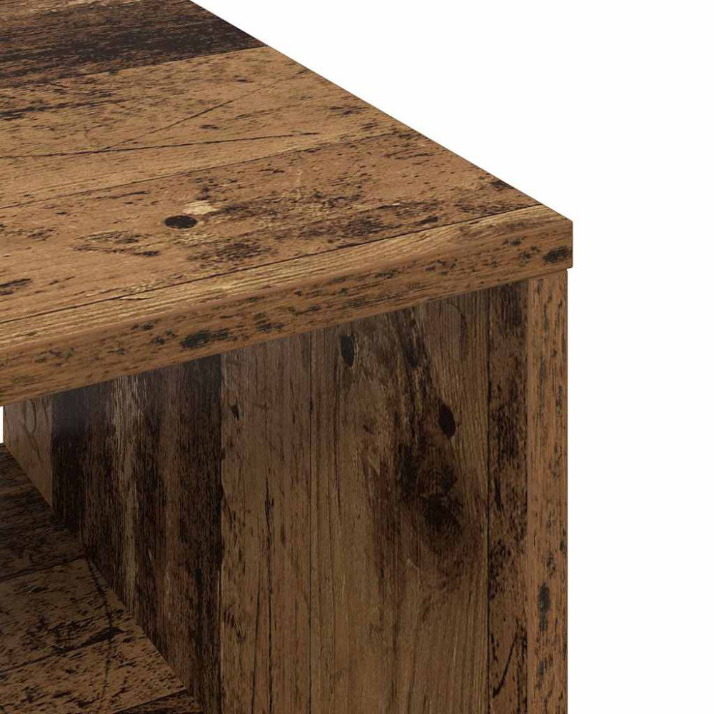 Produktbild för Kaffeebord Gammalt trä 60 x 50 x 40 cm Konstruerat trä