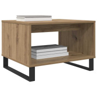 Produktbild för Kaffeebord artisan ek 60 x 50 x 40 cm Konstruerat trä