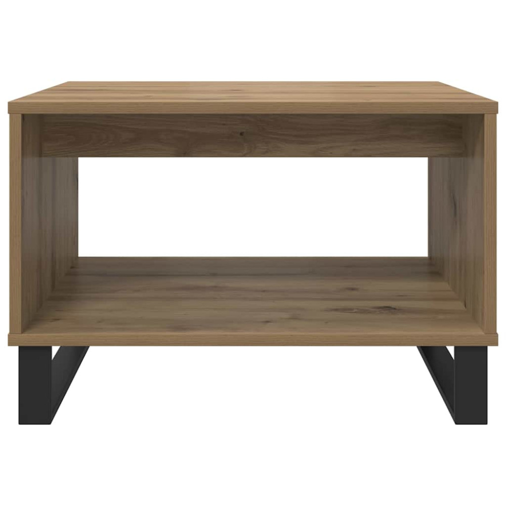 Produktbild för Kaffeebord artisan ek 60 x 50 x 40 cm Konstruerat trä