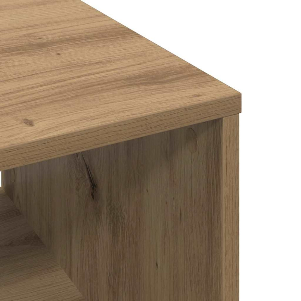 Produktbild för Kaffeebord artisan ek 60 x 50 x 40 cm Konstruerat trä