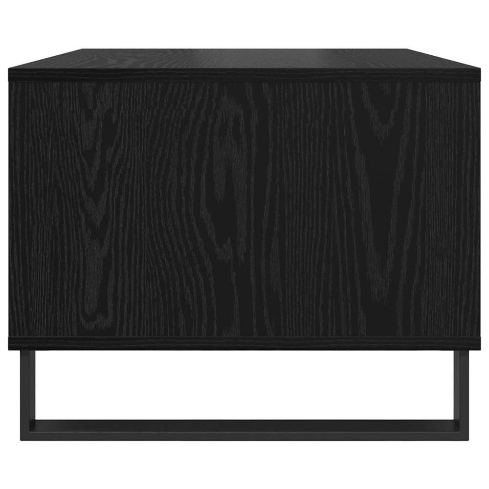 Produktbild för Kaffeebord Svart ek 60 x 50 x 40 cm Konstruerat trä