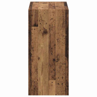 Produktbild för Garderob med hylla med lagring Gammalt trä 77 x 48 x 102 cm