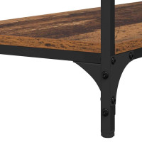 Produktbild för Konsolbord Gammalt trä 100 x 34.5 x 75 cm Konstruerat trä