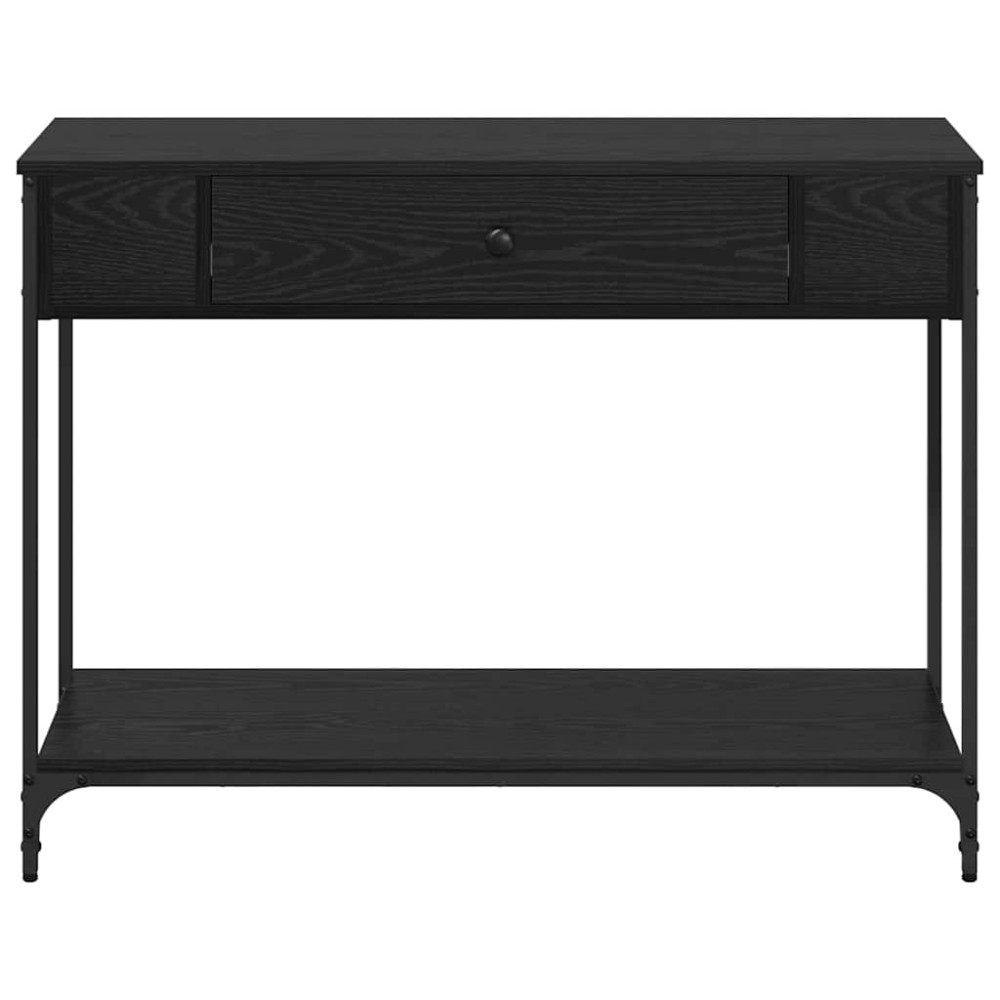 Produktbild för Konsolbord Övrigt Svart ek 100 x 34.5 x 75 cm Konstruerat trä