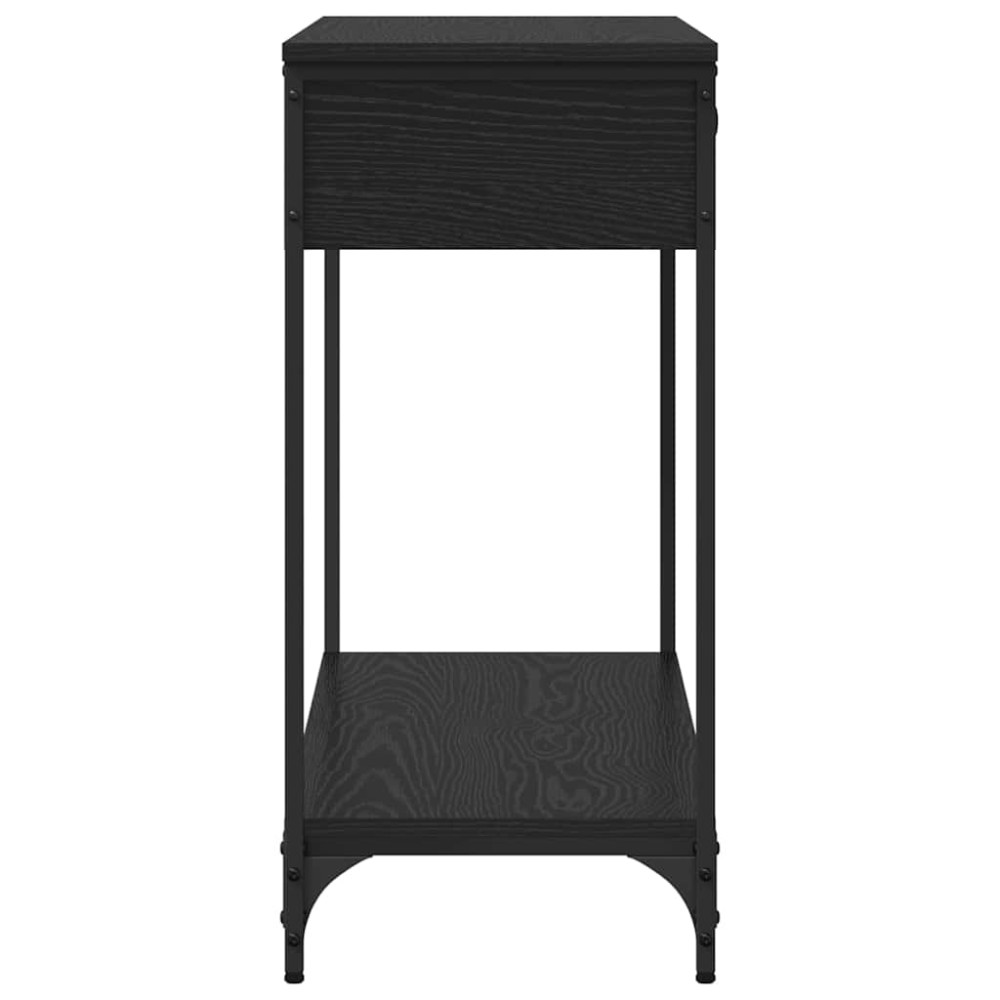 Produktbild för Konsolbord Övrigt Svart ek 100 x 34.5 x 75 cm Konstruerat trä