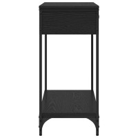Produktbild för Konsolbord Övrigt Svart ek 100 x 34.5 x 75 cm Konstruerat trä