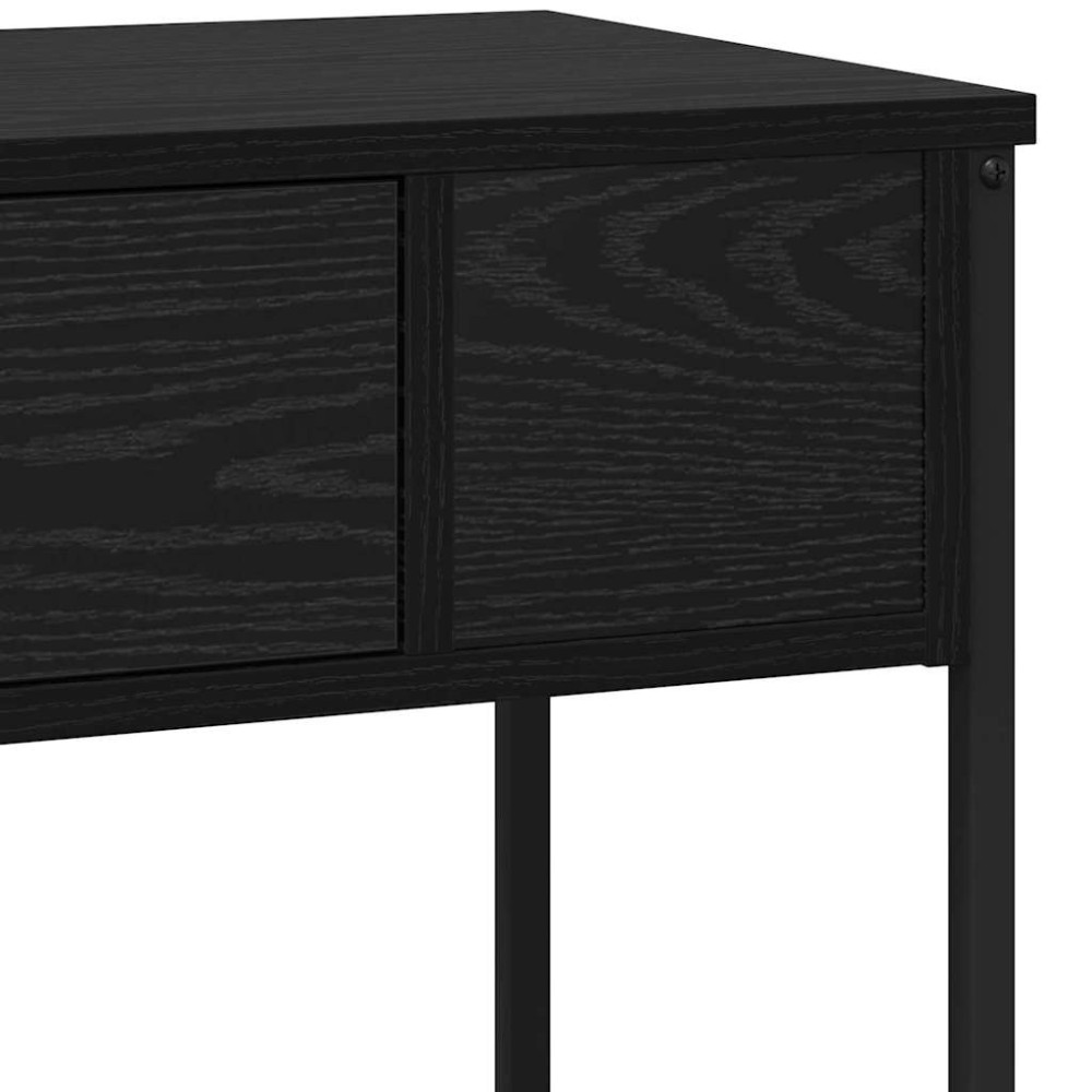 Produktbild för Konsolbord Övrigt Svart ek 100 x 34.5 x 75 cm Konstruerat trä