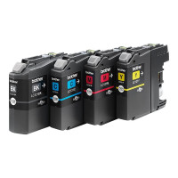Produktbild för Brother LC121 Value Pack - svart, gul, cyan, magenta - original - bläckpatron