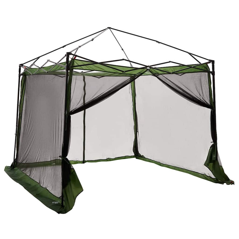 Produktbild för Innertält med tak med lagring Grön 303 x 303 x 196 cm taffeta