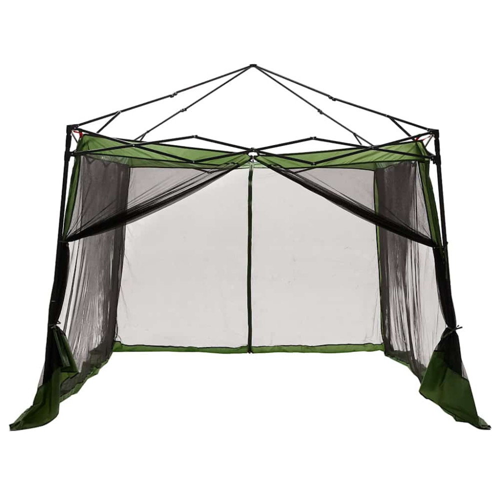 Produktbild för Innertält med tak med lagring Grön 303 x 303 x 196 cm taffeta