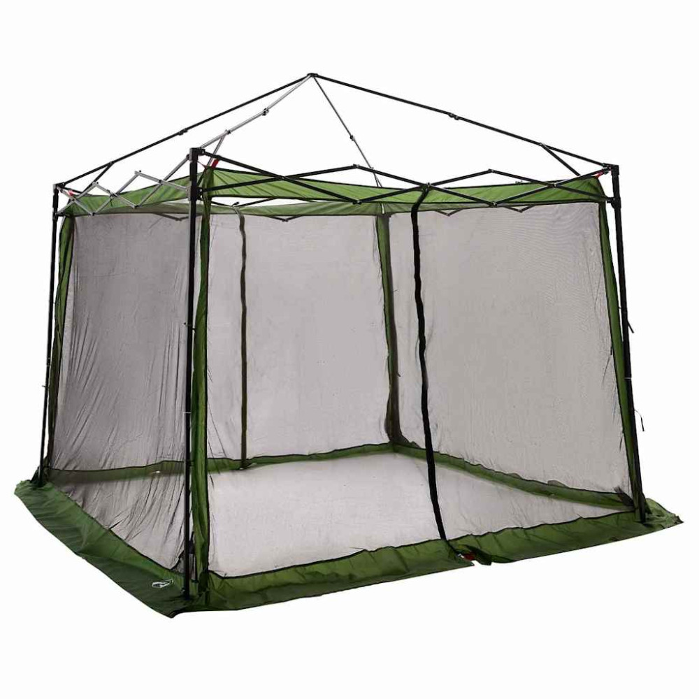 Produktbild för Innertält med tak med lagring Grön 303 x 303 x 196 cm taffeta