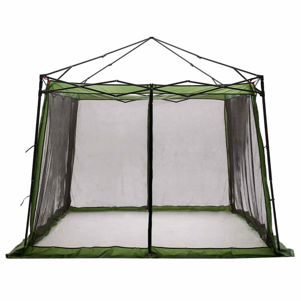 Produktbild för Innertält med tak med lagring Grön 303 x 303 x 196 cm taffeta