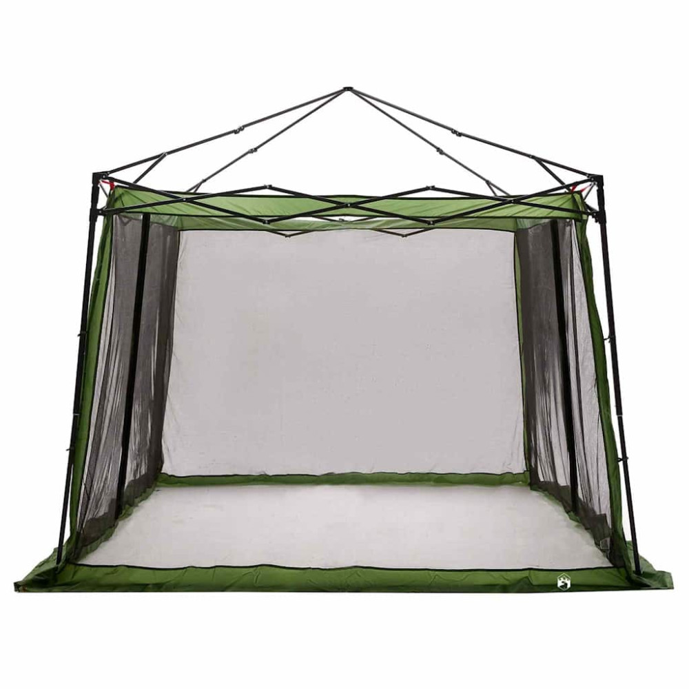 Produktbild för Innertält med tak med lagring Grön 303 x 303 x 196 cm taffeta