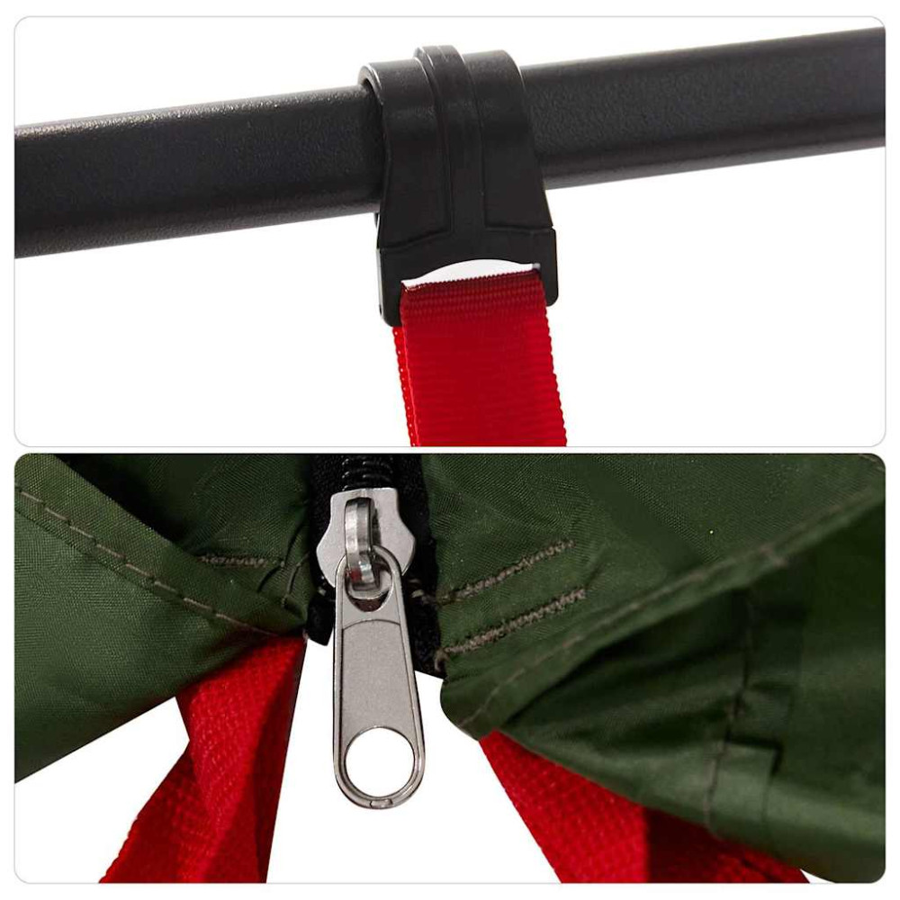 Produktbild för Innertält med tak med lagring Grön 303 x 303 x 196 cm taffeta