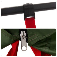 Produktbild för Innertält med tak med lagring Grön 303 x 303 x 196 cm taffeta
