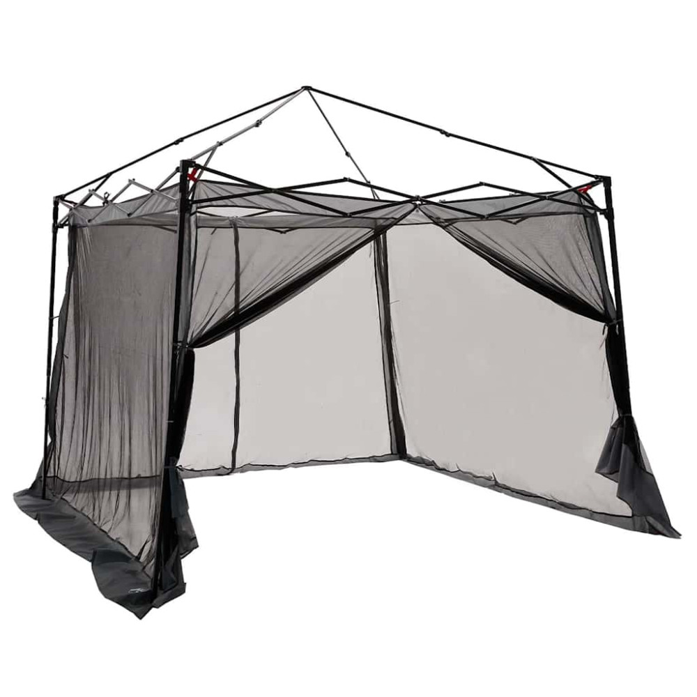 Produktbild för Innertält med tak Grå och orange 303 x 303 x 196 cm taffeta