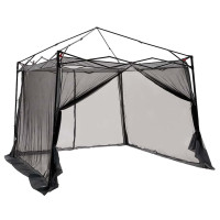 Produktbild för Innertält med tak Grå och orange 303 x 303 x 196 cm taffeta